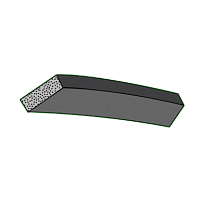 Микропористый шнур прямоугольный EPDM